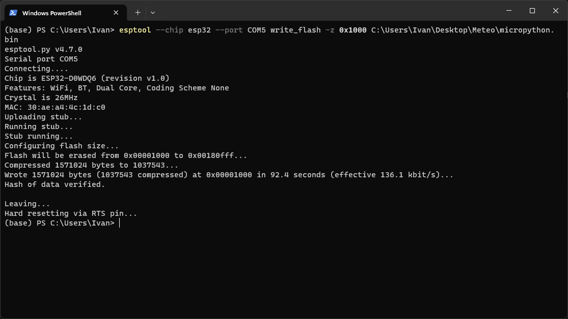 Micropython firmware